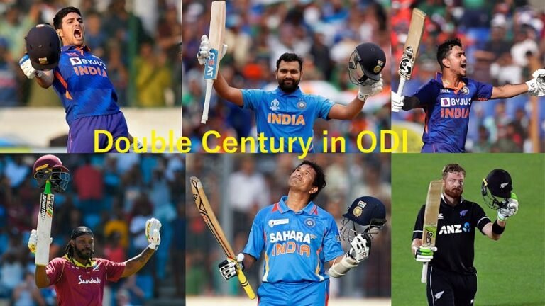 Double Century in ODI Cricket: Full List, Records, History & Legends