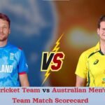 England Cricket Team vs Australian Men's Cricket Team Match Scorecard