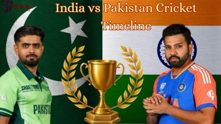 India vs Pakistan Cricket Timeline – Full Match History, Records & Rivalry