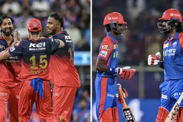 Delhi Capitals Cricket vs Royal Challengers Cricket Timeline