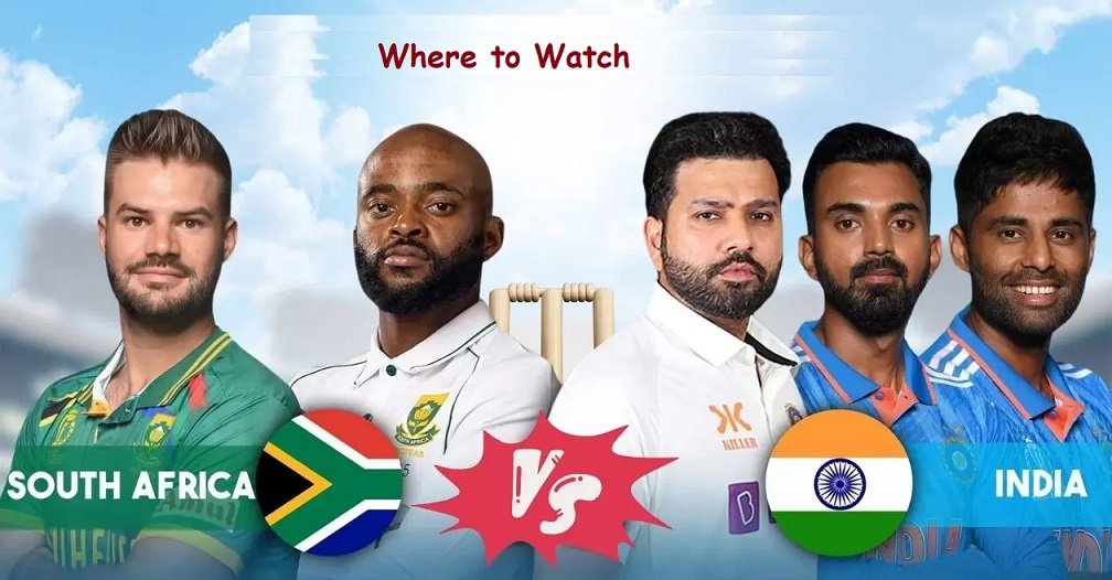 Where to Watch South Africa National Cricket Team vs India National Cricket Team