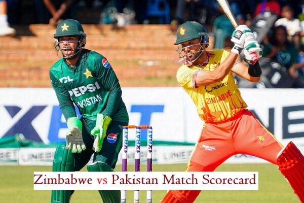 Zimbabwe National Cricket Team vs Pakistan National Cricket Team Match Scorecard