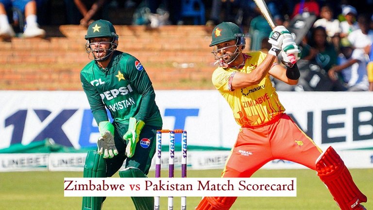 Zimbabwe National Cricket Team vs Pakistan National Cricket Team Match Scorecard